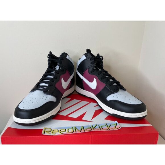 Nike Dunk High Black Rosewood MENS 9.5US - Picture 3 of 7